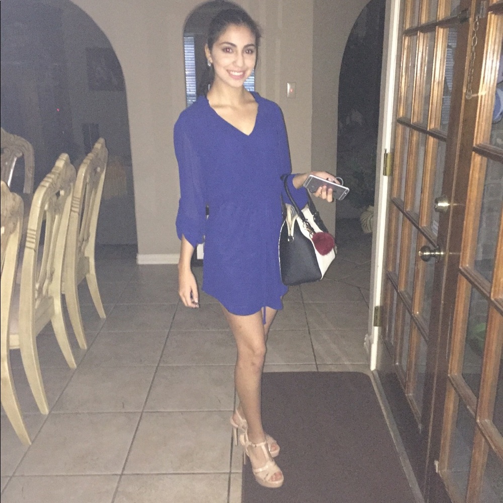 BLUE DRESS - Picture 2 of 2
